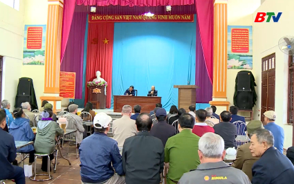 Lãnh đạo cấp ủy dự sinh hoạt chi bộ, đổi mới công tác xây dựng đảng từ cơ sở