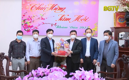 L&atilde;nh đạo th&agrave;nh phố Bắc Giang ch&uacute;c Tết Đ&agrave;i Ph&aacute;t thanh v&agrave; Truyền h&igrave;nh tỉnh