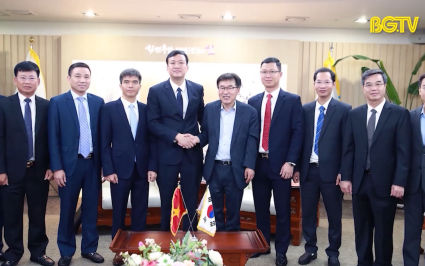 L&atilde;nh đạo tỉnh Bắc Giang thăm v&agrave; l&agrave;m việc tại H&agrave;n Quốc 