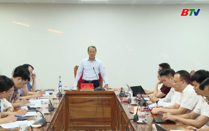 L&atilde;nh đạo tỉnh l&agrave;m việc với Sở Khoa học v&agrave; C&ocirc;ng nghệ