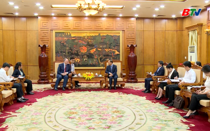 L&atilde;nh đạo tỉnh l&agrave;m việc với tổ chức Kenan Foundation Asia 