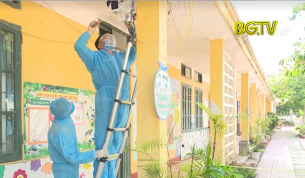 Lắp đặt camera gi&aacute;m s&aacute;t tại khu c&aacute;ch ly tập trung