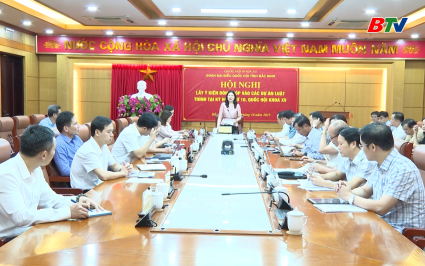 Lấy &yacute; kiến g&oacute;p &yacute; v&agrave;o c&aacute;c Dự &aacute;n luật tr&igrave;nh tại Kỳ họp thứ 10, Quốc hội kho&aacute;i XV 