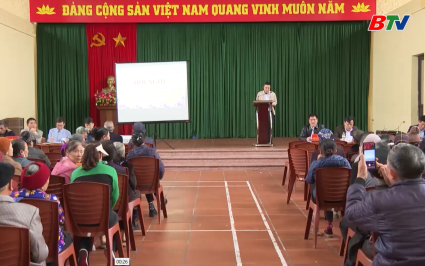Lấy &yacute; kiến người d&acirc;n về phương &aacute;n bồi thường, hỗ trợ, t&aacute;i định cư dự &aacute;n tiểu khu 112.3  