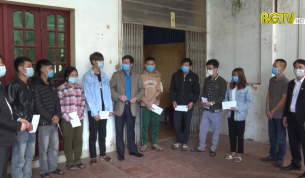 LĐLĐ tỉnh thăm, ch&uacute;c Tết người lao động kh&ocirc;ng về qu&ecirc; đ&oacute;n Tết do dịch Covid- 19 
