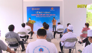 Lễ b&agrave;n giao Trung t&acirc;m Hồi sức t&iacute;ch cực ICU