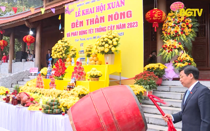 Lễ khai hội xu&acirc;n Đền Thần N&ocirc;ng