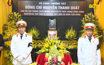 Lễ viếng đồng ch&iacute; Nguyễn Thanh Quất