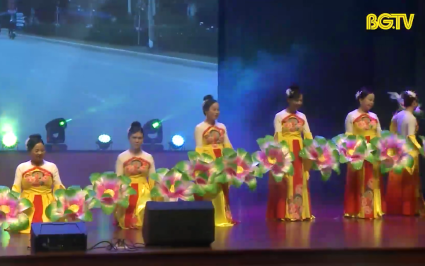 Li&ecirc;n hoan Tiếng h&aacute;t doanh nh&acirc;n tỉnh Bắc Giang lần thứ nhất 