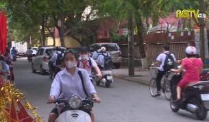 Lộn xộn TTGT khu vực cổng trường tiểu học Ng&ocirc; Sỹ Li&ecirc;n TP.Bắc Giang