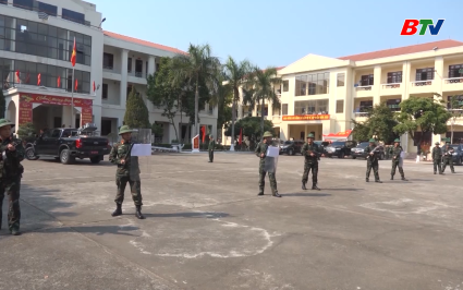 Lực lượng vũ trang tỉnh hướng về Đại hội lần thứ XIV của Đảng 