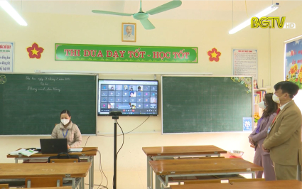 Lục Nam đảm bảo an to&agrave;n ph&ograve;ng dịch Covid-19 cho học sinh