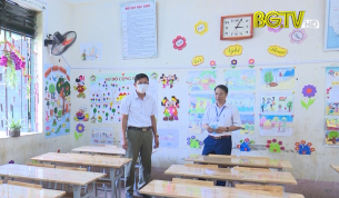 Lục Nam đảm bảo ph&ograve;ng chống dịch Covid-19 cho năm học mới