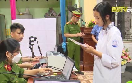 Lục Nam đạt mục ti&ecirc;u "k&eacute;p" trong Chiến dịch cấp Căn cước c&ocirc;ng d&acirc;n