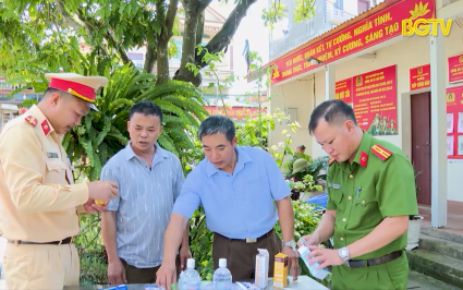 Lục Nam: Ph&aacute;t huy hiệu quả của tổ bảo vệ an ninh trật tự trong đảm bảo an to&agrave;n giao th&ocirc;ng