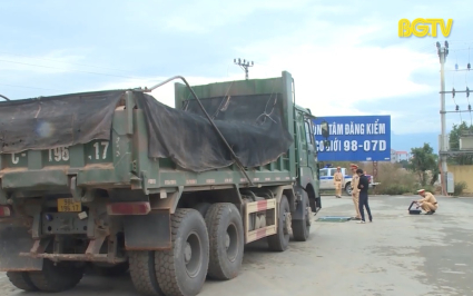 Lục Nam: Tăng cường xử l&yacute; vi phạm về tải trọng 