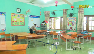 Lục Ngạn: Đảm bảo c&ocirc;ng t&aacute;c ph&ograve;ng dịch chuẩn bị năm học mới