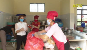 Lục Ngạn đảm bảo vệ sinh ATTP tại c&aacute;c bếp ăn b&aacute;n tr&uacute;