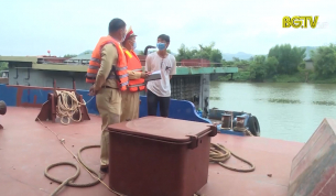 Lục Ngạn: Tăng cường kiểm so&aacute;t giao th&ocirc;ng đường thủy
