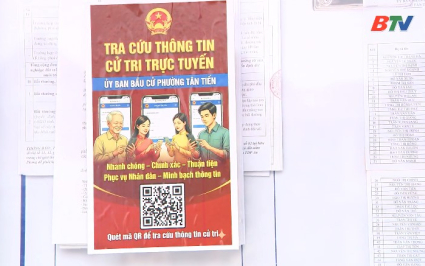 M&ocirc; h&igrave;nh qu&eacute;t m&atilde; QR trong bầu cử