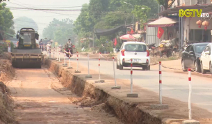 Mở rộng đường tỉnh 298 qua địa b&agrave;n huyện Việt Y&ecirc;n v&agrave; T&acirc;n Y&ecirc;n