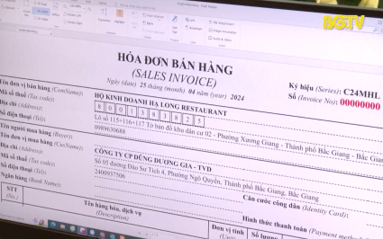 Bắc Giang mở rộng triển khai ho&aacute; đơn điện tử khởi tạo từ m&aacute;y t&iacute;nh tiền 