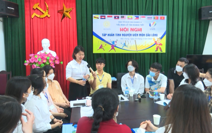 N&acirc;ng cao kiến thức, kĩ năng t&igrave;nh nguyện vi&ecirc;n SEA Games 31