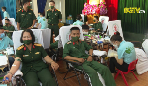 Ng&agrave;y hội hiến m&aacute;u cứu chữa đồng đội năm 2021