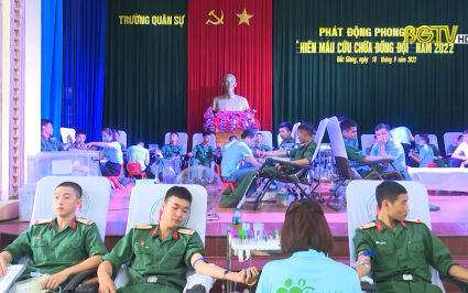 Ng&agrave;y hội hiến m&aacute;u cứu chữa đồng đội năm 2022