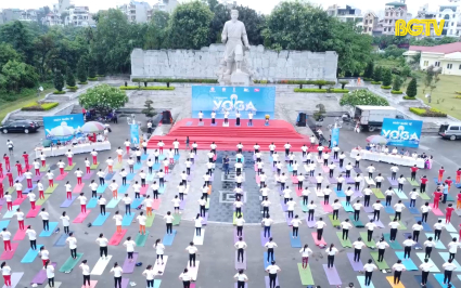 Ng&agrave;y Quốc tế Yoga lần thứ 9 năm 2023 tỉnh Bắc Giang