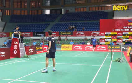 Ng&agrave;y thi đấu thứ 2 giải cầu l&ocirc;ng Quốc tế Li-Ning VietNam International series 2024