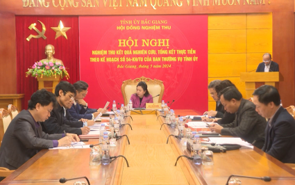 Nghiệm thu kết quả nghi&ecirc;n cứu, tổng kết thực tiễn về học tập l&yacute; luận ch&iacute;nh trị; Tư tưởng đạo đức, phong c&aacute;ch Hồ Ch&iacute; Minh