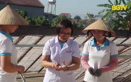 Người phụ nữ đưa sản phẩm mỳ Chũ vươn xa 