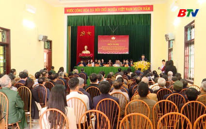 Ứng cử vi&ecirc;n ĐBQH v&agrave; HĐND tỉnh tiếp x&uacute;c cử tri tại x&atilde; Li&ecirc;n B&atilde;o, T&acirc;n Chi