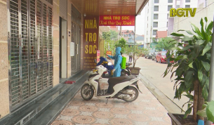 Nh&agrave; trọ c&ocirc;ng nh&acirc;n ph&ograve;ng chống dịch Covid- 19