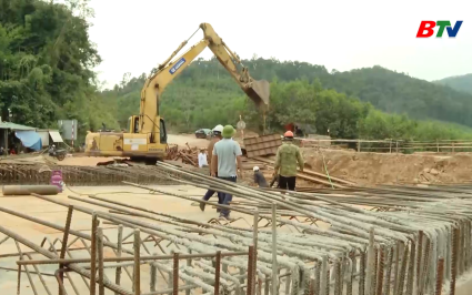 Nhanh ch&oacute;ng ho&agrave;n th&agrave;nh cầu Khe B&aacute;ng tr&ecirc;n Quốc lộ 279