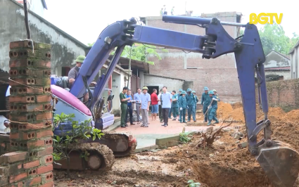 Bắc Giang nhiều c&aacute;ch l&agrave;m s&aacute;ng tạo trong xo&aacute; nh&agrave; tạm, nh&agrave; dột