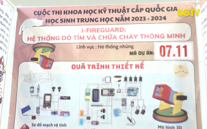 Nhiều dự &aacute;n mang t&iacute;nh thực tiễn cao tại cuộc thi KHKT cấp quốc gia 