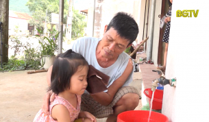 Niềm vui từ c&ocirc;ng tr&igrave;nh nước sạch v&ugrave;ng cao