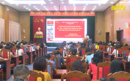 N&oacute;i chuyện chuy&ecirc;n đề "80 năm Đề cương về Văn ho&aacute; Việt Nam"