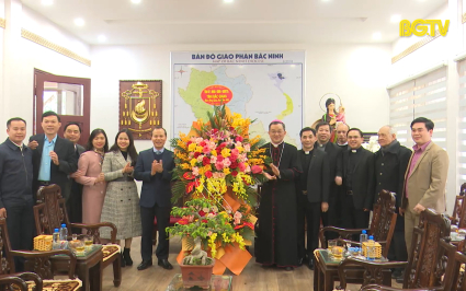 Ch&uacute;c mừng To&agrave; Gi&aacute;m mục Bắc Ninh v&agrave; Gi&aacute;o xứ Bắc Giang nh&acirc;n lễ Gi&aacute;ng sinh