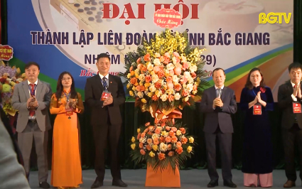 Đại hội th&agrave;nh lập Li&ecirc;n đo&agrave;n cờ tỉnh Bắc Giang