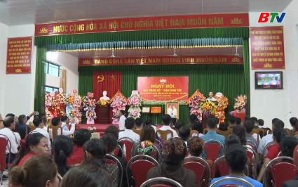 Ph&oacute; Chủ tịch Thường trực UBND tỉnh dự Ng&agrave;y hội đại đo&agrave;n kết tại x&atilde; Lục Ngạn