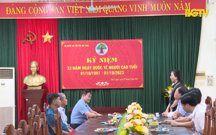 Ph&oacute; B&iacute; thư Thường trực Tỉnh ủy ch&uacute;c mừng hội người cao tuổi