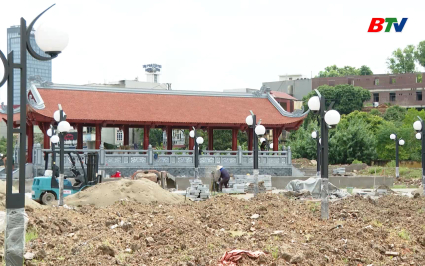 Phấn đấu ho&agrave;n th&agrave;nh c&ocirc;ng tr&igrave;nh c&ocirc;ng vi&ecirc;n Văn Miếu xong trước 31/12/2025 