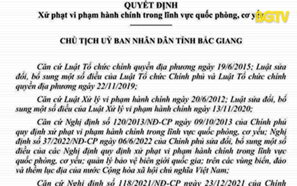 Phạt 62,5 triệu đồng một trường hợp kh&ocirc;ng chấp h&agrave;nh lệnh gọi nhập ngũ