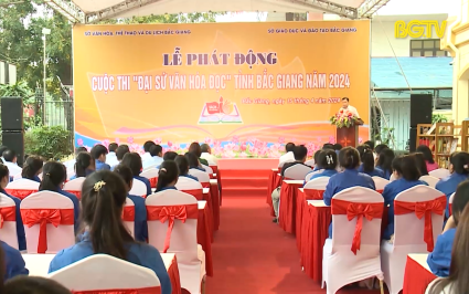 Ph&aacute;t động Cuộc thi Đại sứ văn h&oacute;a đọc tỉnh Bắc Giang
