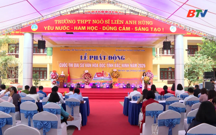 Ph&aacute;t động Cuộc thi Đại sứ văn ho&aacute; đọc năm 2026