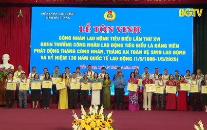 Ph&aacute;t động Th&aacute;ng C&ocirc;ng nh&acirc;n v&agrave; t&ocirc;n vinh c&ocirc;ng nh&acirc;n ti&ecirc;u biểu