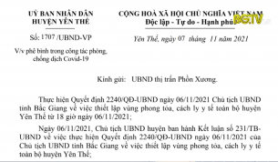 Ph&ecirc; b&igrave;nh trong c&ocirc;ng t&aacute;c ph&ograve;ng, chống dịch Covid-19 tại TT Phồn Xương v&agrave; x&atilde; Đồng Hưu